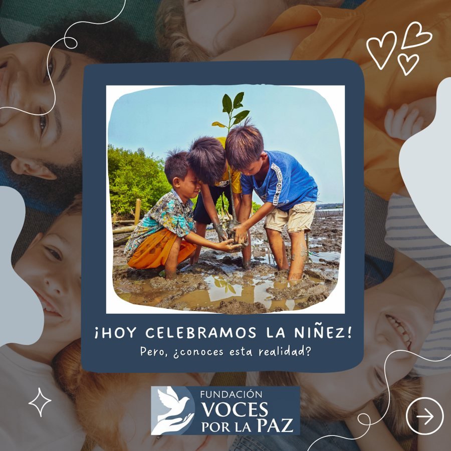 Pieza de Fundación Voces por la Paz por el Día de la Niñez